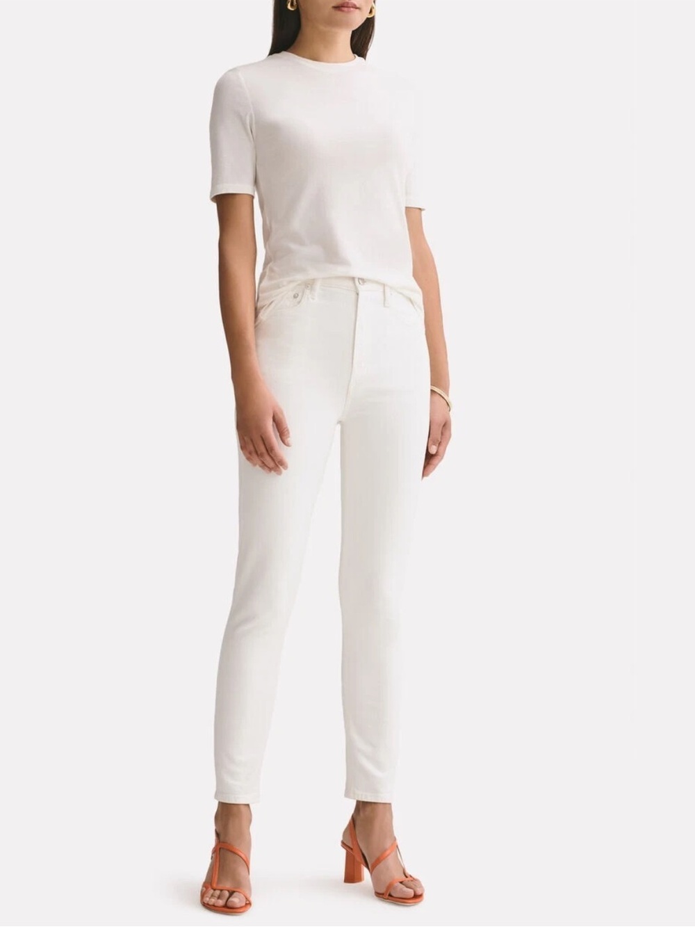 Agolde Nico High Rise Slim Fit Button Fly Jeans